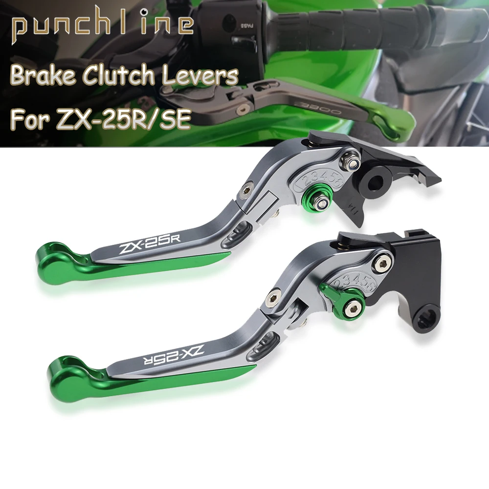 

Fit ZX-25R SE Clutch Levers For ZX25R ZX 25 R 25R Folding Extendable Brake Handles