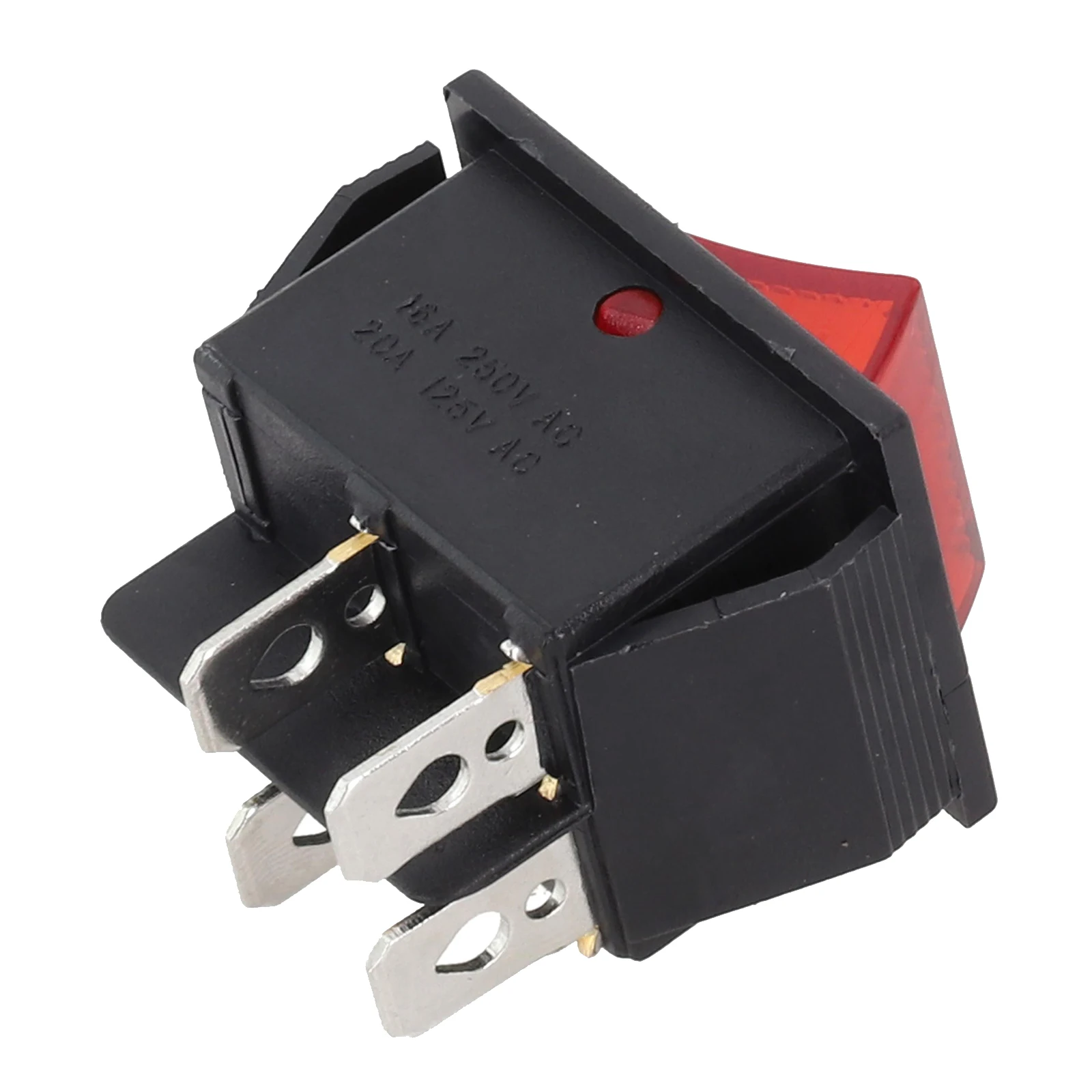 Robust Rocker Switch OnOff With IP Rating For Water Resistance Bright Red Light Indicator For Home Appliances And Electronics