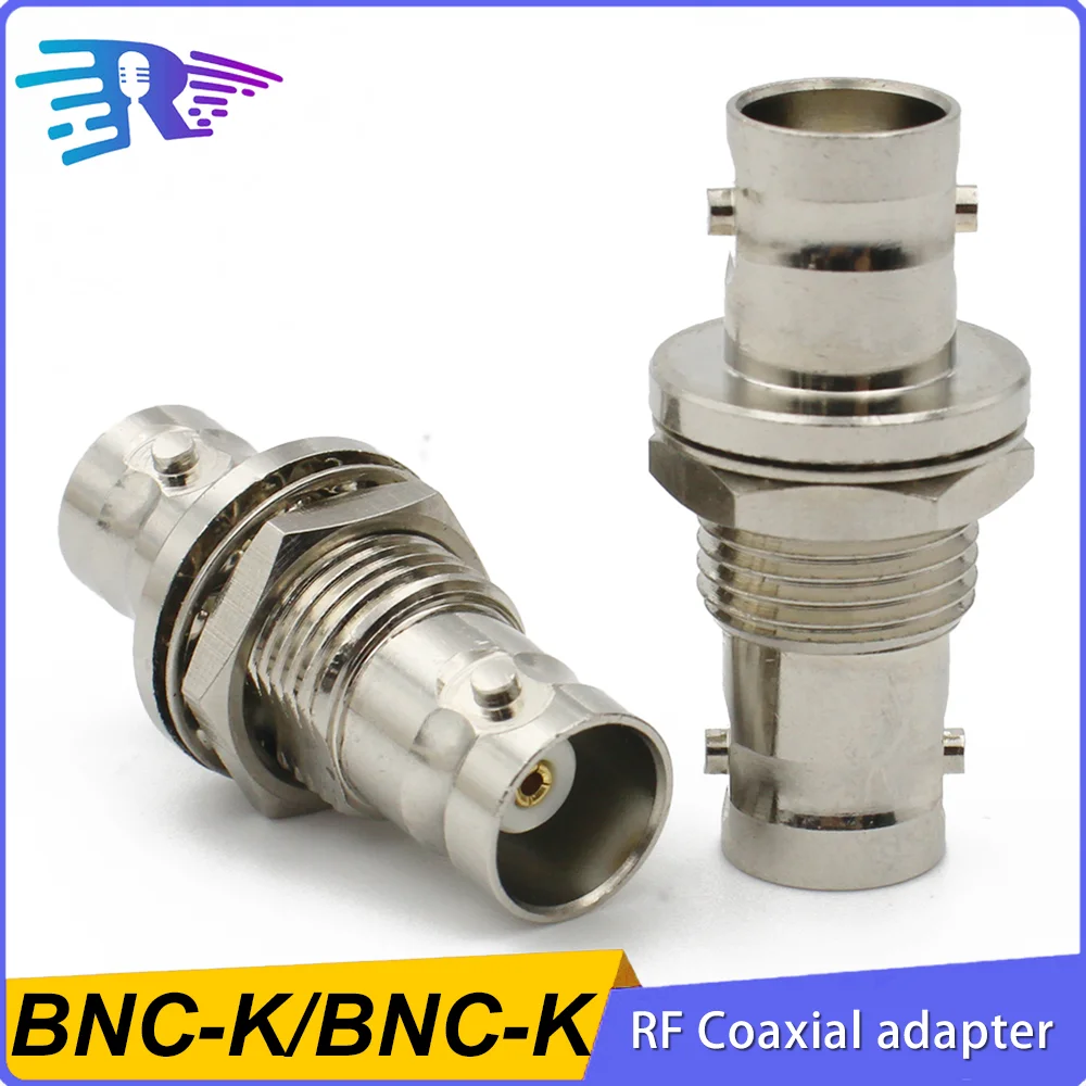 

BNC Jack Socket Screw Panel Mount BNC Female to BNC Female Connector for Video Surveillance,Communication Equipment,Broadcasting
