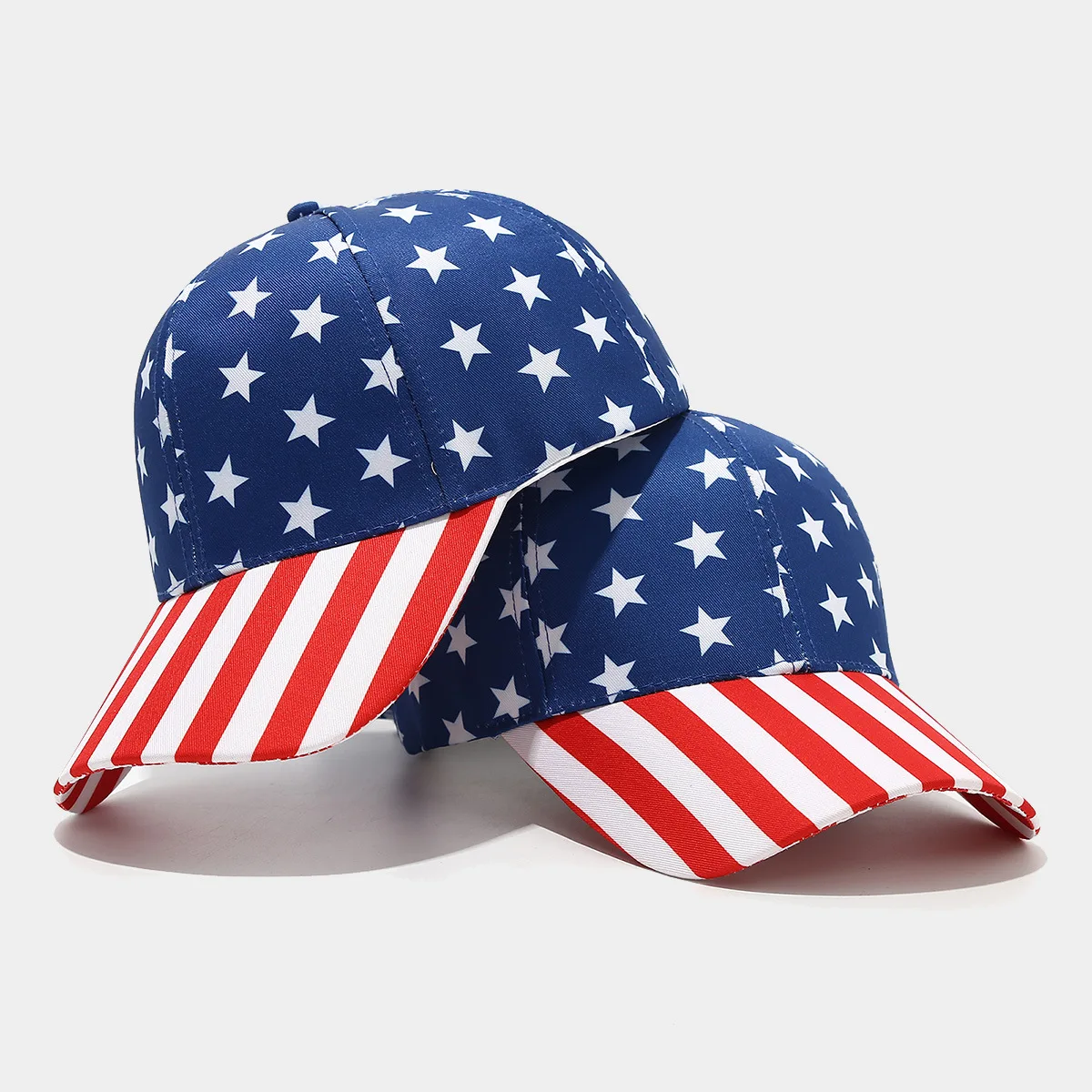 

Amazon Independence Day Baseball Caps Kids Outdoor Sunscreen Visors Versatile American Flag Hat