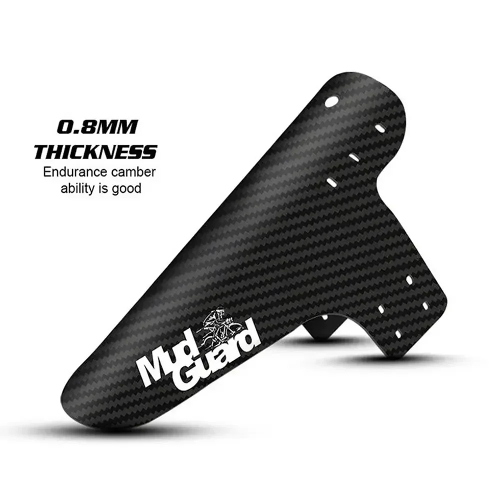 Mountain Bicycle Fenders Plastic Carbon Fiber Colorful Front / Rear Bike Mudguard Mtb Bike Wings Mud Guard Cycling Accessories
