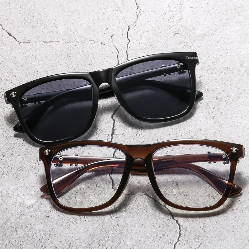 Fashion Glasses Frame Women Anti Blue Light Men Square Eyeglasses Vintage Prescription Eyewear image 4