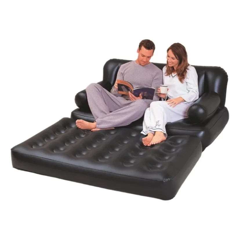 

Double folding sofa lazy inflatable sofa bed