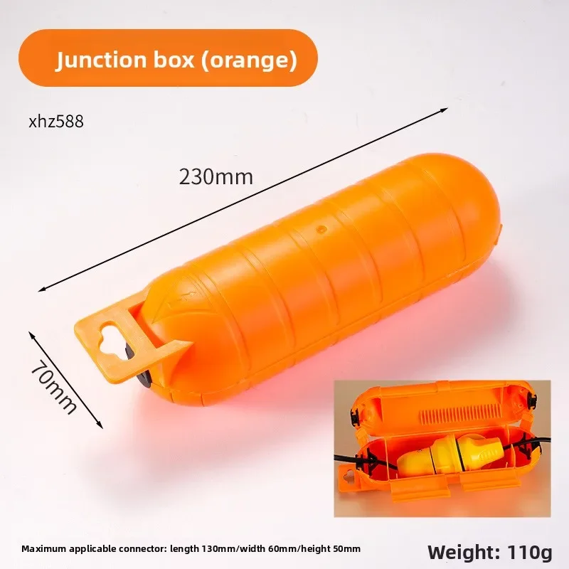 Outdoor Waterproof Socket Junction Box - High - Strength and Safe. Made of Plastic, One - in - one - out Design.