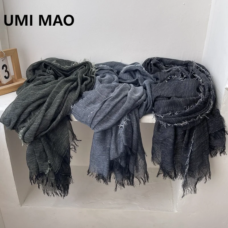 UMI MAO Wasteland-style Silk Scarf Summer Sun Protection Gauze Scarf Sunshade For Northwest Desert Seaside Trave Beach