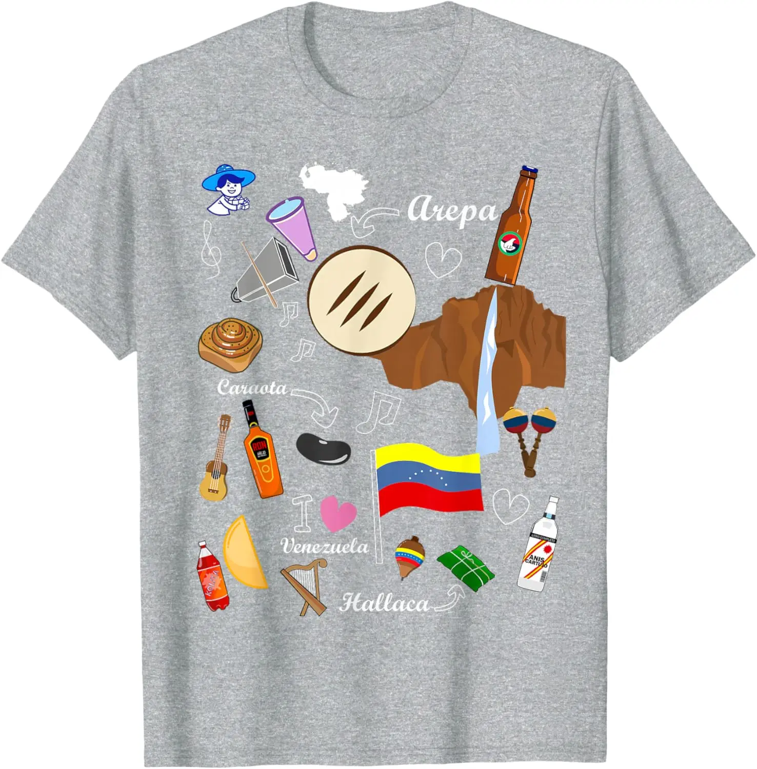 I Am a Proud Venezolanisches Baumwoll-Kurzarm-T-Shirt, lässig, patriotische Venezuela-Flagge, Geschenk, bequem, leicht, für Männer und Frauen