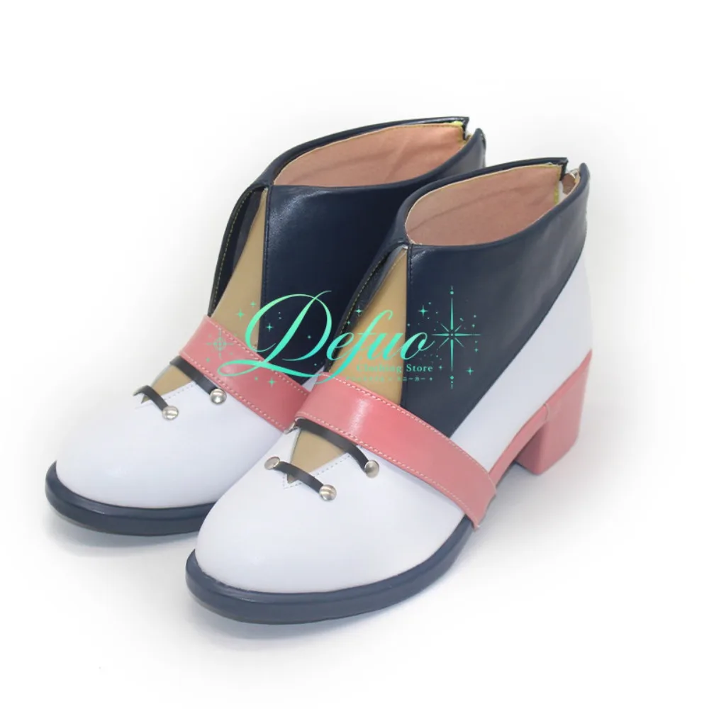 Game Fuuka Aikiyo Cosplay Shoes Custom Made for Valentine Halloween School Character Event Anime Convention and Photography