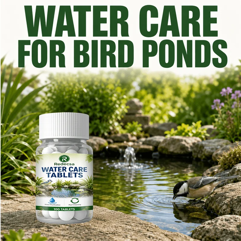 Multi‑Purpose Water Clarifying Tablets, Fast‑Dissolving, Clears Cloudy Water for Ponds, Pools, Spas & Aquariums,Compact Portable