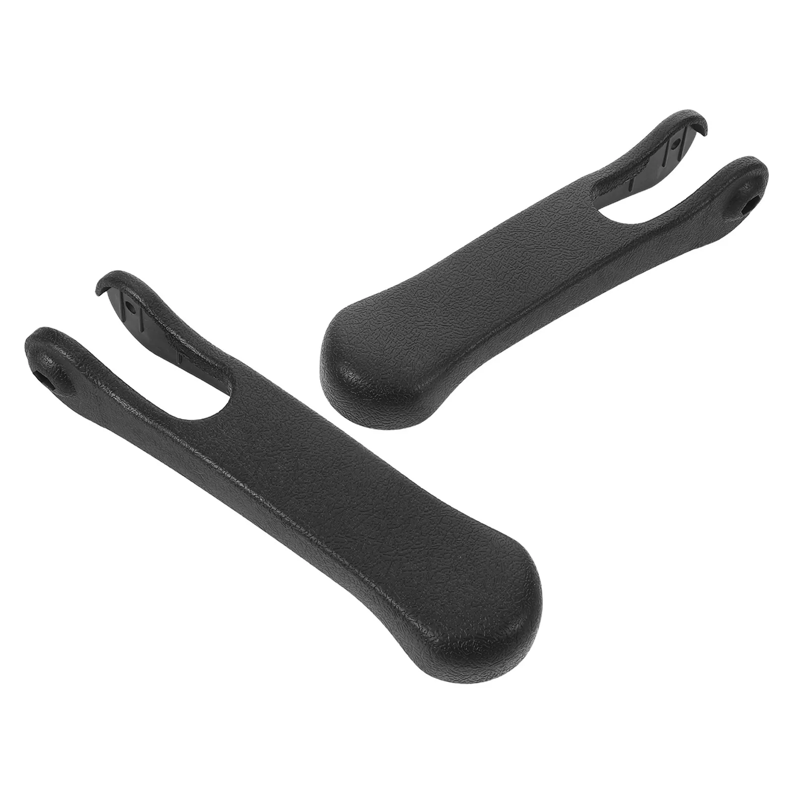 2Pcs Commode Chair Armrest Cushions Ergonomic Non Slip Arm Pads for Elderly Bathroom Shower Seat Safety Accessories Black