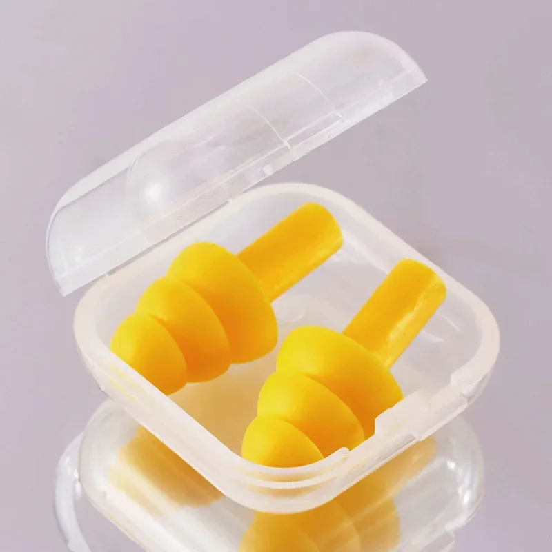 ที่อุดหูซิลิโคนแบบนิ่มกันน้ำปลั๊กอุดหูสำหรับว่ายน้ำใช้ซ้ำได้ลดเสียงรบกวนปลั๊กอุดหูสำหรับใส่นอนที่ป้องกัน2023