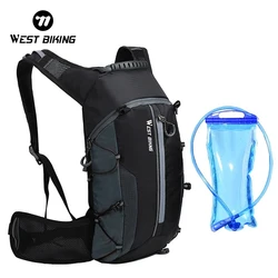 WEST BIKING 10L Bicycle Folding Backpack Portable Mountaine Foldable Bag Ultralight Outdoor Climbing Cycling Hiking Knapsack