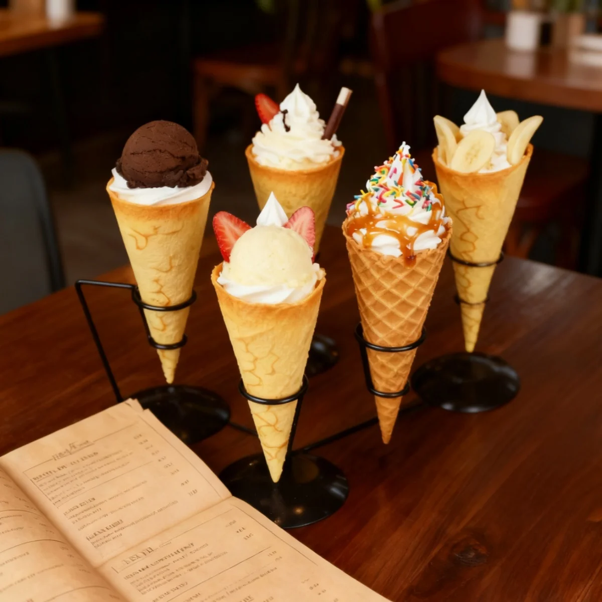 Modelo de crepé de comida de simulación, muestra de crepé falso, accesorios de muffin occidental, decoración de pastel de huevo, imitación personalizada