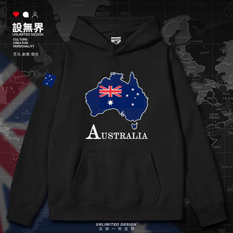 

Australia National Map mens hoodies for men Sportswear printed sweatshirt jerseys hoodie men long sleeve autumn winter clothes