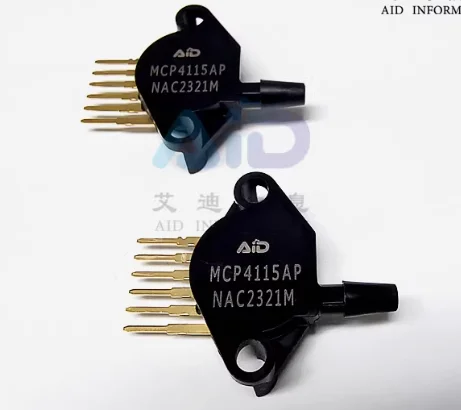 

MCP4115AP Датчик давления MPX4115AP Аналоговое напряжение 5 В Барометр Высотомер 15-115 кПа Новый оригинал
