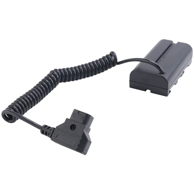 كابل دمية ببطارية L-Series F550 ملفوف على شكل حرف D لشاشة كاميرا Sony Feelworld/Atomos Shinobi الصغيرة Hd/Andycine-BCBW