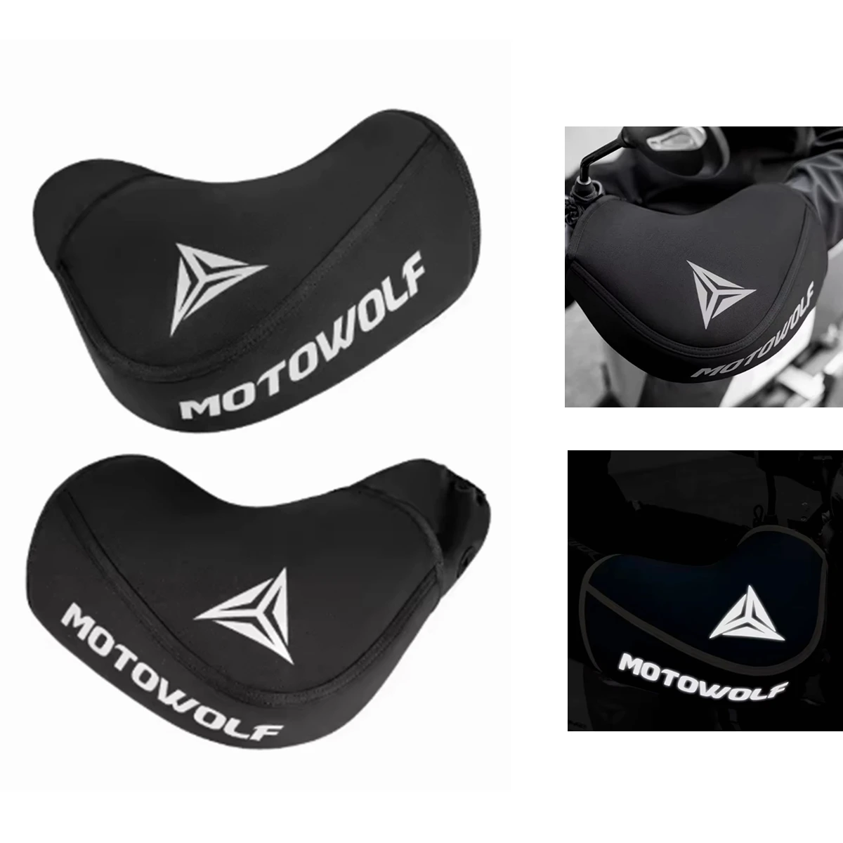 Motorcycle Riding Handlebar Cover Windshield Warm Waterproof Hand Guard Electric Vehicle Handhandle Winter Warm Car Handle Cover