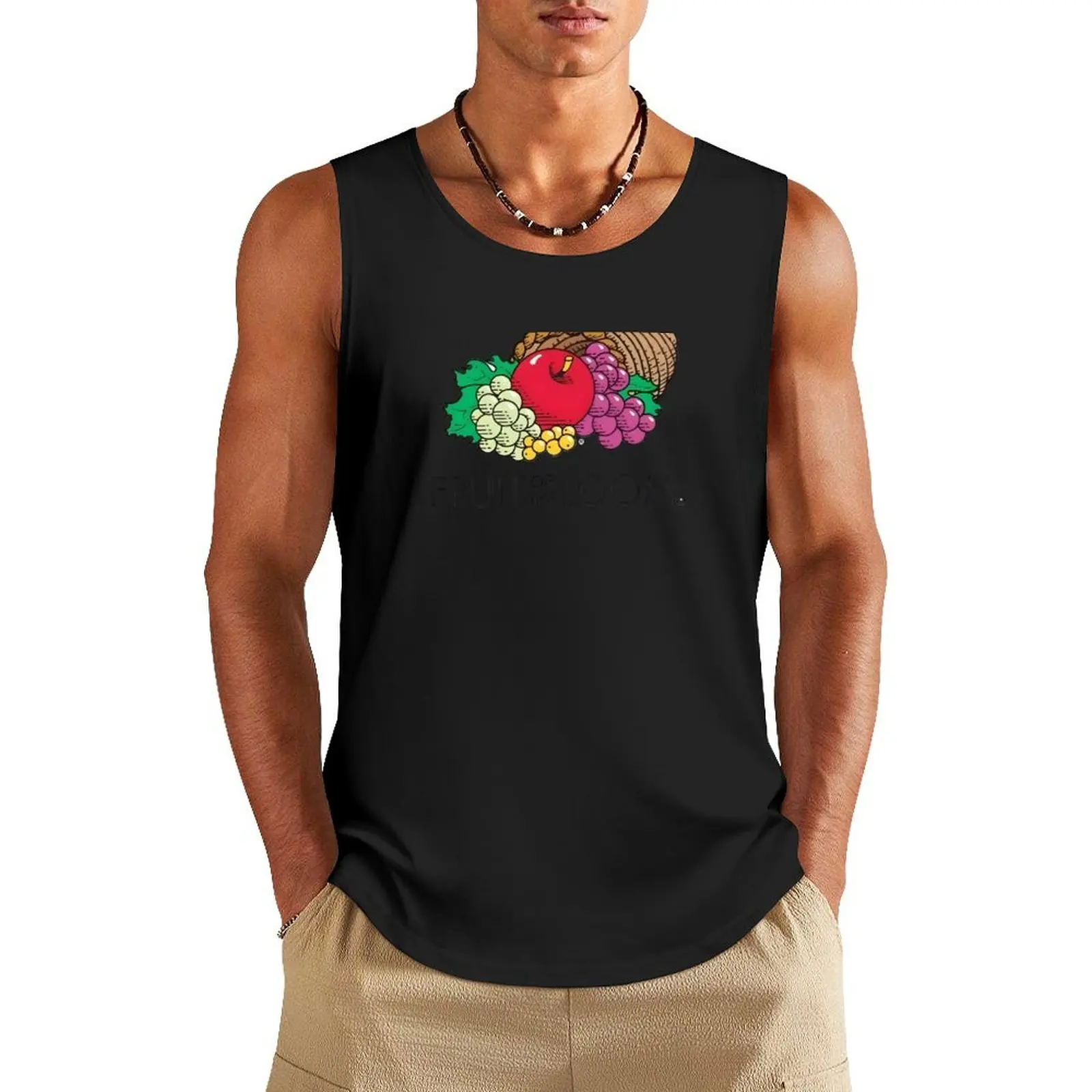 

Fruit of the Loom cornucopia original Tank Top sleeveless shirts sports clothes for men bodybuilding man