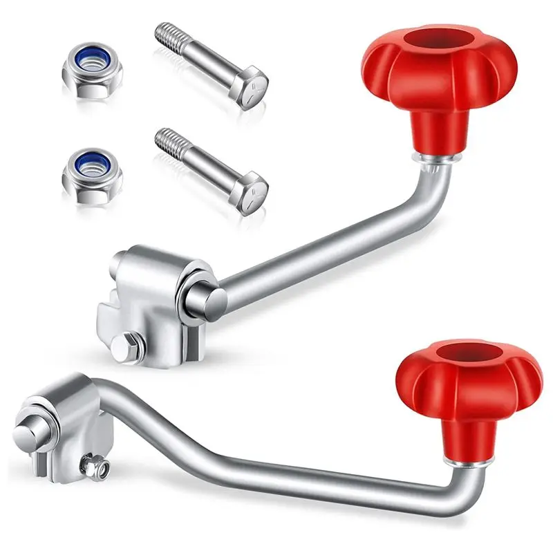 Classy-2 Sets Of Universal Trailer Plug Handle Replacement Plug Crank Suitable For Most Trailers, With Bolt Nut Washer