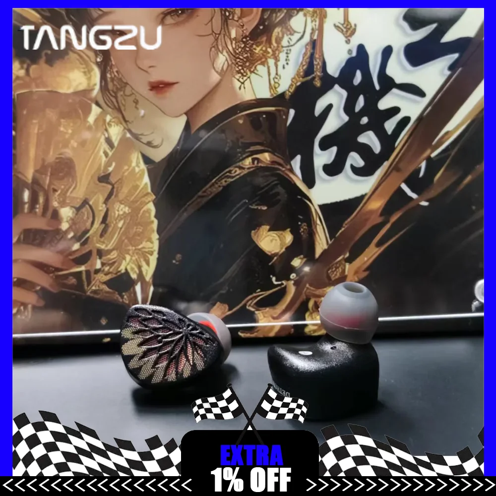 

Наушники TANGZU YuXuanJi TPLX 10 мм Топологический динамический драйвер 3,5/4,4 мм Цинковая конструкция Наушники-вкладыши Hi-Fi Музыкальные наушники