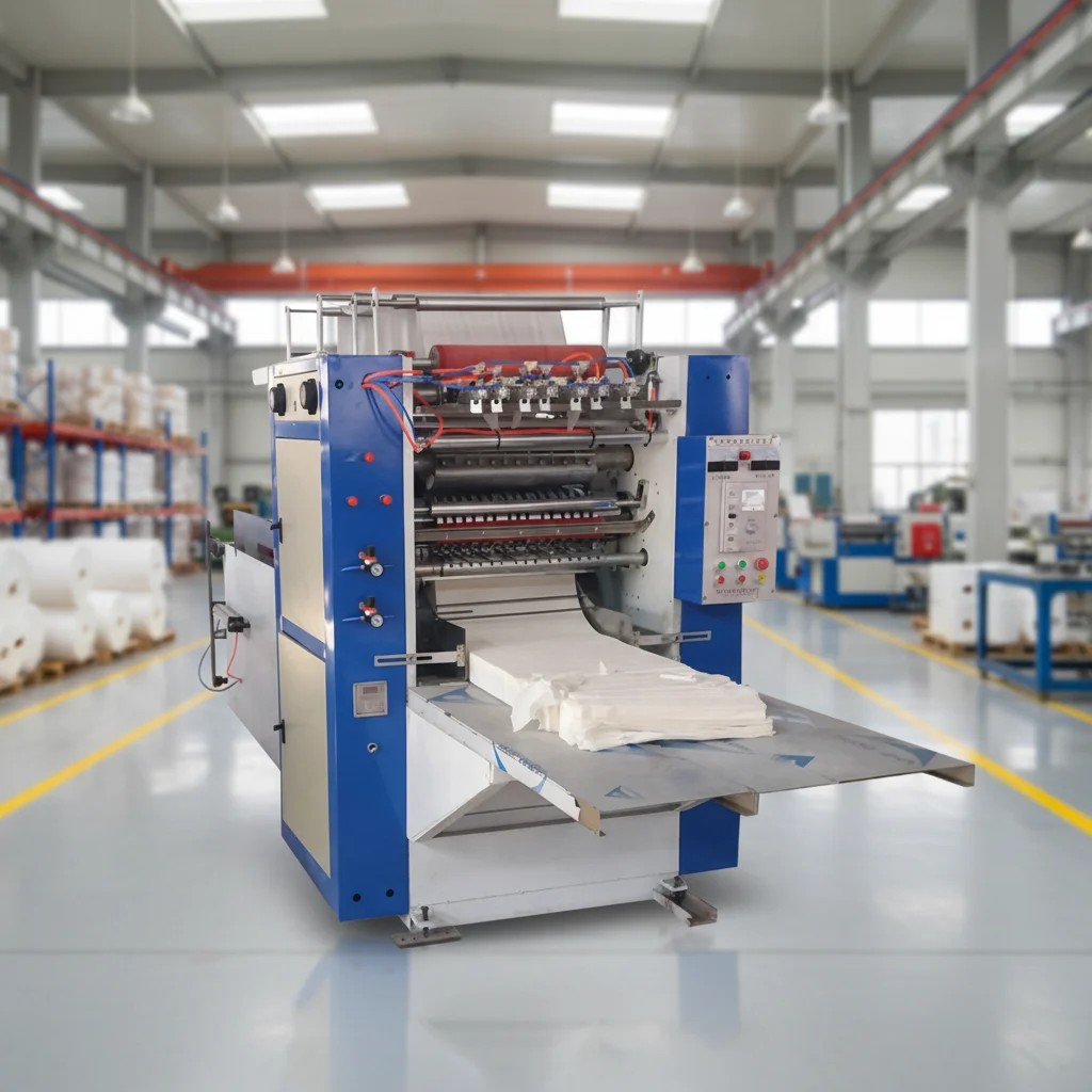 Toilet Slitting Rewinding Machine Embossing Hand Paper Towel Folding Machine Facial Tissue Napkin Making Machine customized