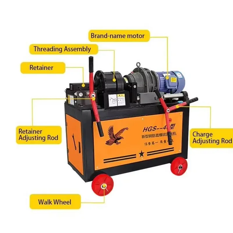 Energy Saving Rebar Thread Rolling Machine for High Efficiency Rebar Thread Making Rebar Threader Machine