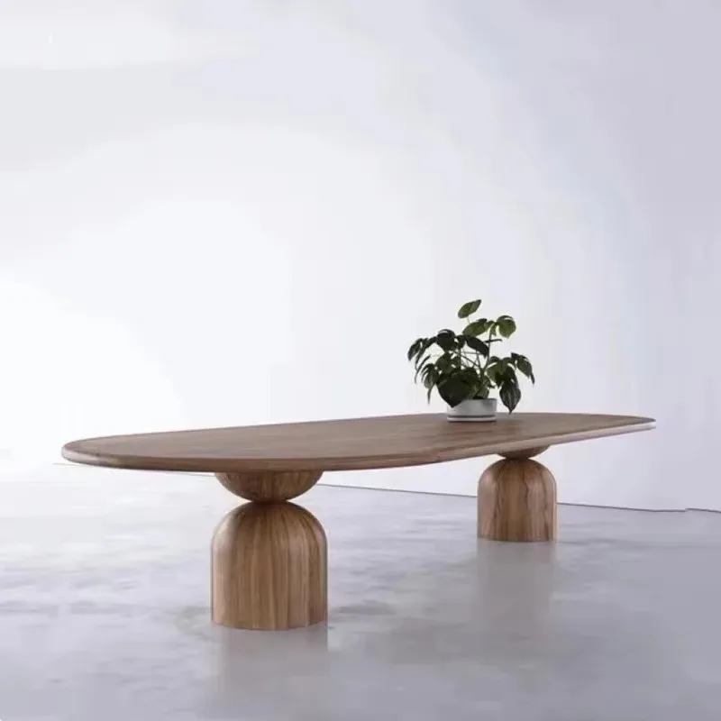 Modern Wood Design Dining Table Protector Unique Wooden Space Saving Dining Table Set Salon Luxury Tavolo Pranzo Furniture Home