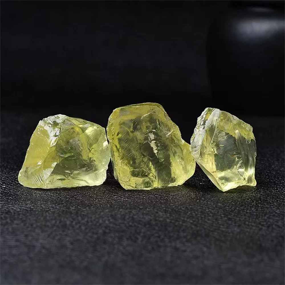 Natural Citrine Crystal Rough Stone Healing Yellow Crystal Stones Minerals Specimen Home Decoration