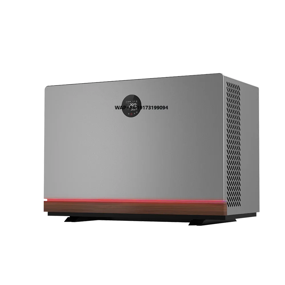 High Efficiency Smart WiFi R32 Air Source Heat Pump Electric Powered Titanium Heat Pump for Hotel Outdoor Swimming Pools A+++