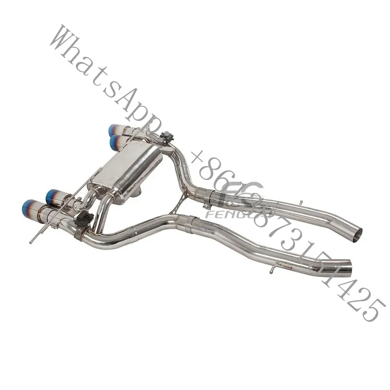 

Stainless Steel CatBack Exhaust System with Muffler Is Suitable M2 G87 3.0T 2019-2024 Upgrade, with Four Blued Tips