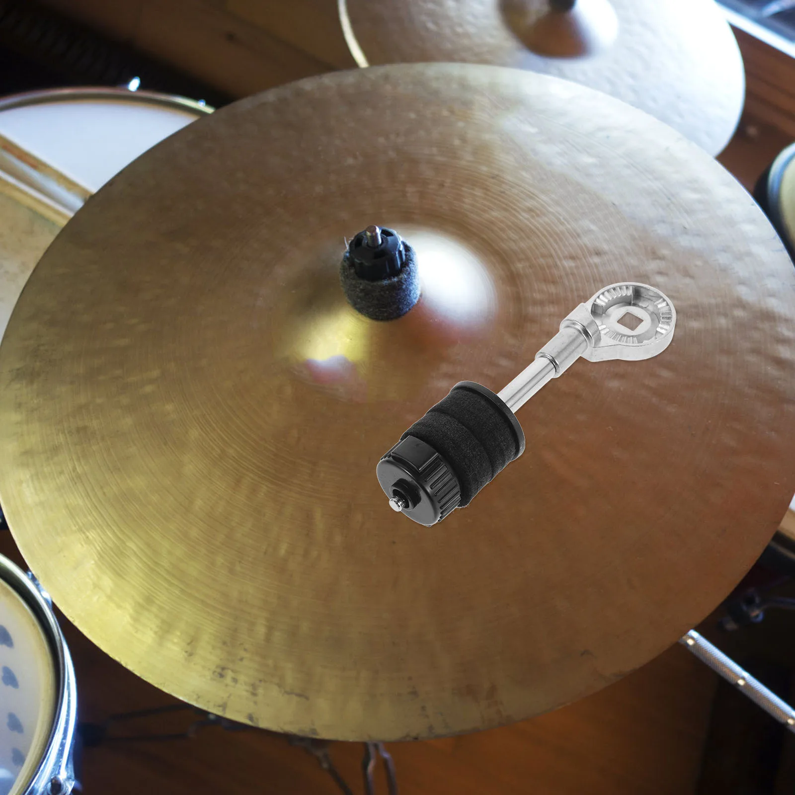 

Cymbal Stacker for Mounting Tools Black Drum Parts HiHat Durable Percussion Instrument Reliable Stacker Drum Supplies
