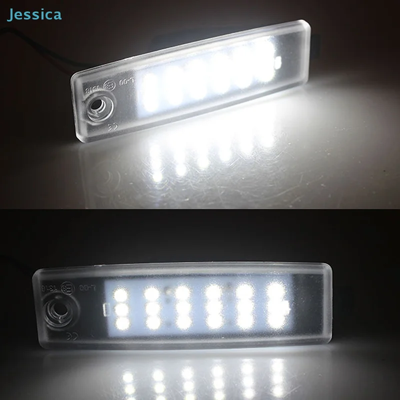 

♥2Pcs LED License Plate Light - White Bright Error-Free Tag Lamp Replacement for Car and Truck
