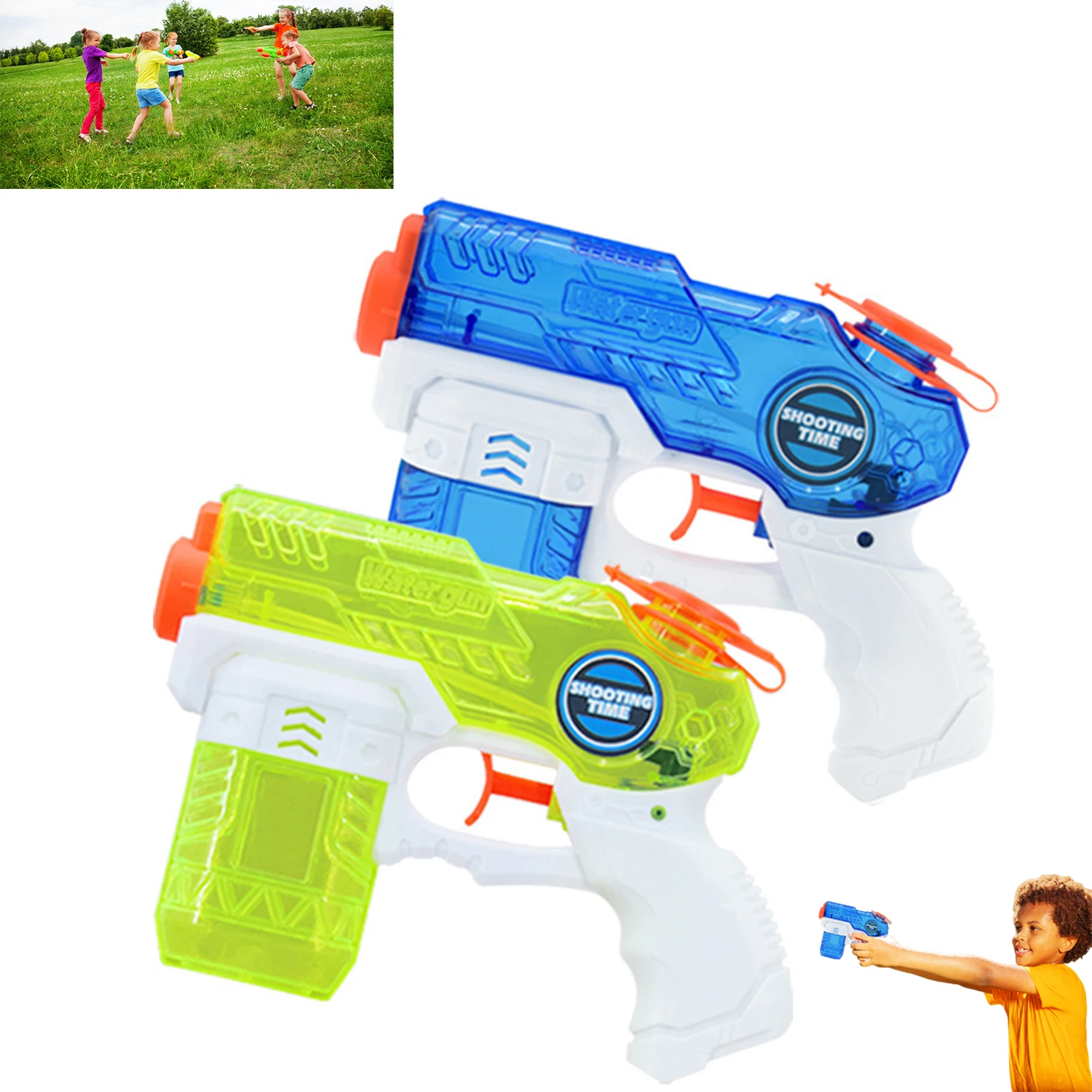 

Children's Water Gun Toy Press Type Summer Beach Fighting Water Gun Toys for Kids Outdoor Beach Pools Game Toy