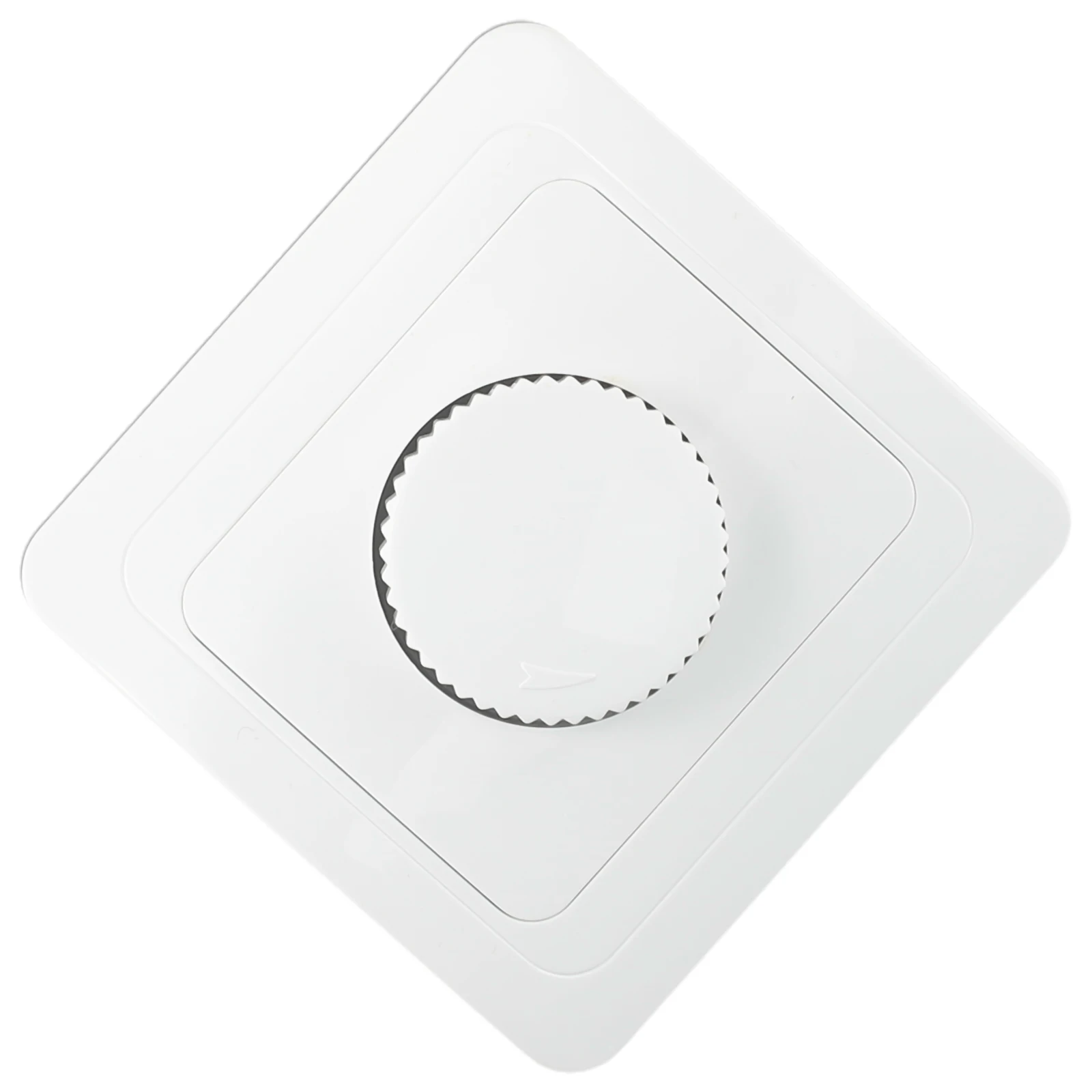 Switch Rotary Dimmer White 81 X 81mm Trailing Edge ABS European Standard For Conventional Lamps For Halogen Light