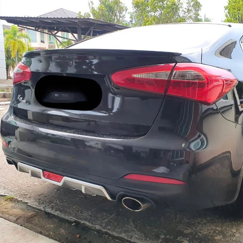

Для Kia K3 Cerato/2010-2025 год задний диффузор бампер губы разделитель спойлер выхлопная труба комплект кузова