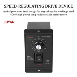 400W US-52 AC 220V 50/60Hz AC speed controller AC regulator motor control forword backword with filter capacitor