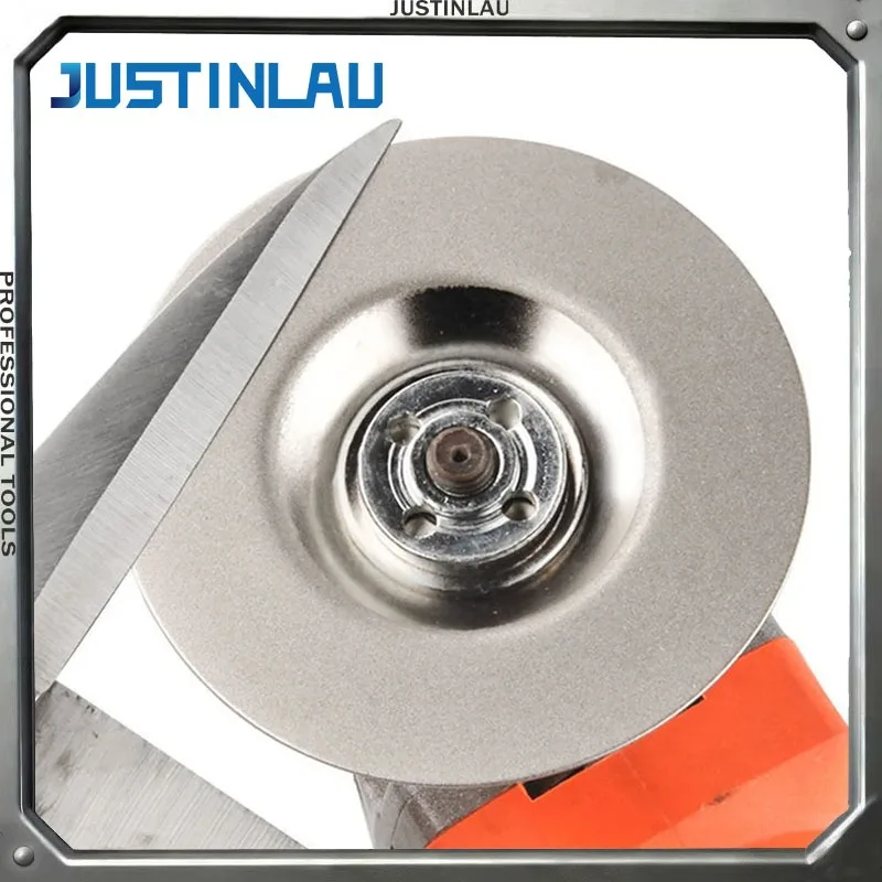 JUSTINLAU 1PC Winkelschleifer-Klinge kann für lange Zeit verwendet werden, langlebiges und stabiles Schleifradzubehör, Keramik-Schleifscheibe