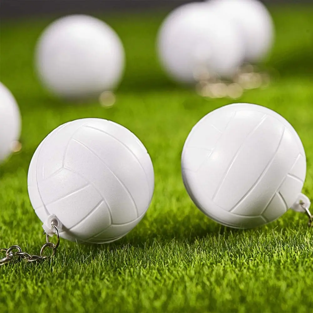 PU Leather Basketball Ball Keychains Football Baseball Simulation Soccer Keychain Golf Volleyball Football Pendant Backpack