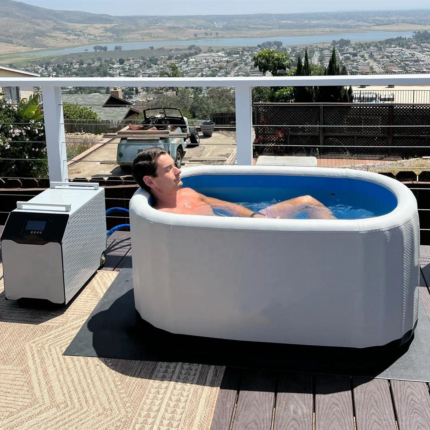 

Aftersea Sport Recovery Ice Bath Cooler Machine Cold Plunge Cooling Water Chiller Inflatable Ice Bath Tub