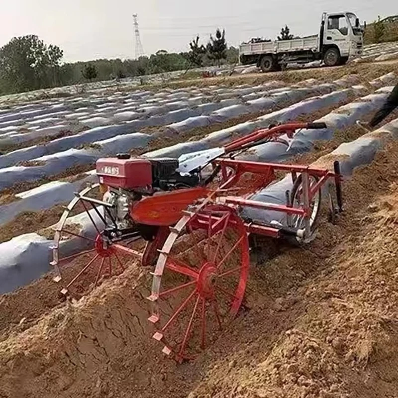 Farm Tractor Multi Ridger with Film Mulching Fertilizer Drip Irrigation Cultivator Ridging Machine