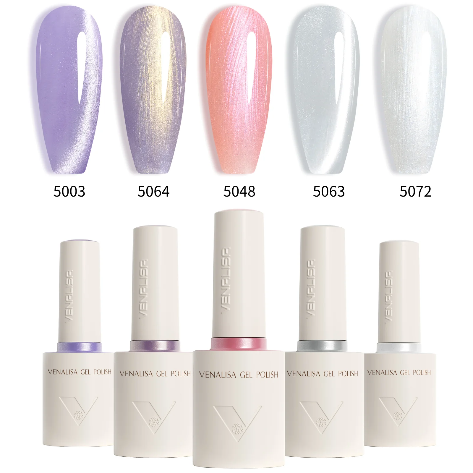 5 uds * 10ml Venalisa HEMA libre TPO Color libre Gel esmalte de uñas UV LED remojo DIY Kit de manicura cepillo redondo Kit de barniz de Gel suave