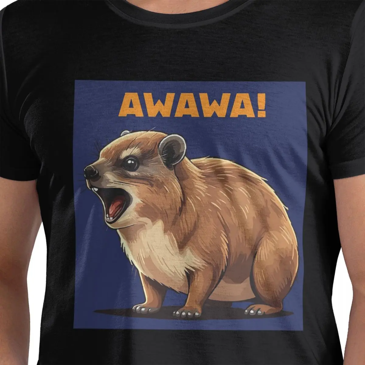 

Rock Hyrax Lover Awawawa Groundhog Dassi футболка из 100% хлопка мужские футболки большого размера мужские с круглым вырезом с коротким рукавом S-6XL