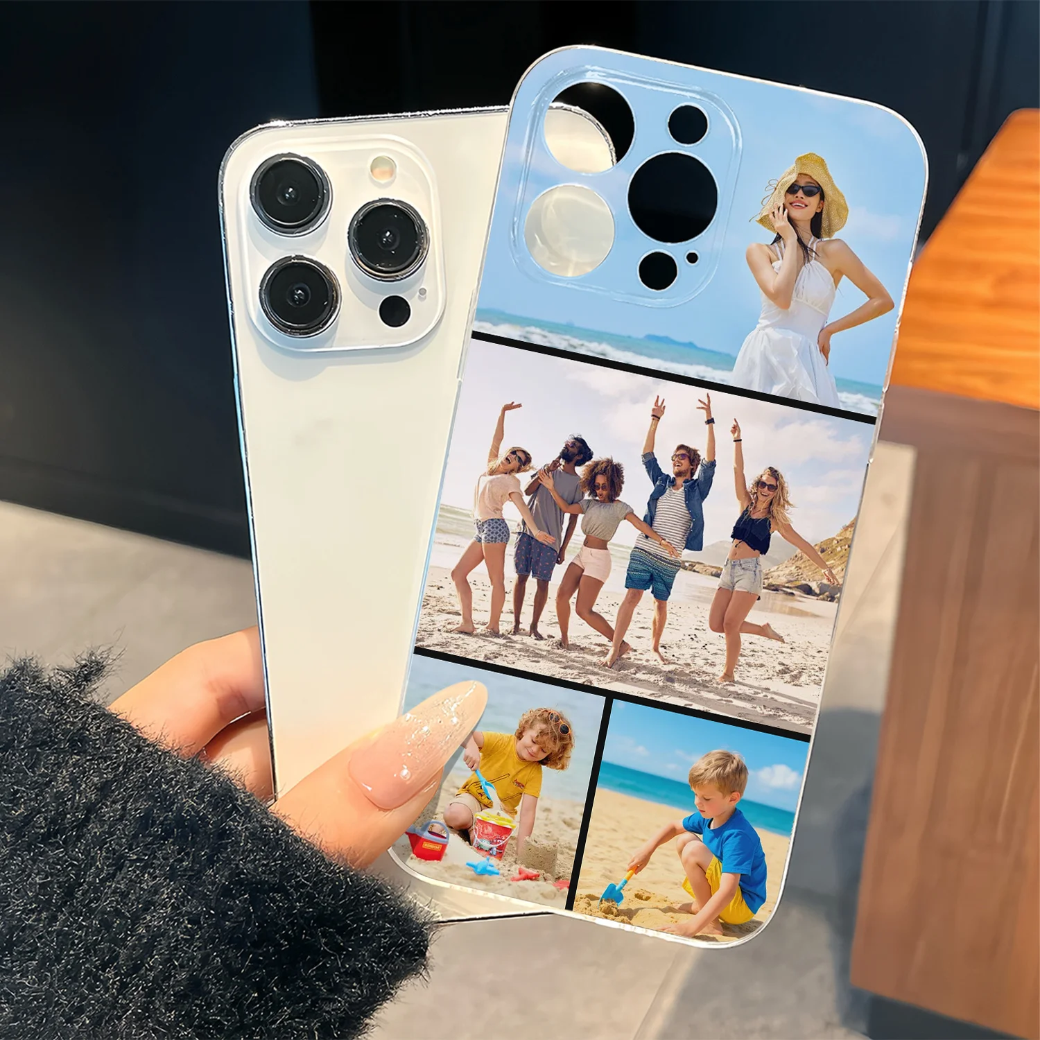 لتقوم بها بنفسك كامل العمر واضح حافظة هاتف من البولي يوريثان آيفون 17 16 15 14 13 12 11 Pro Plus Xs Max Mini X XR 8 7 Plus غطاء تصميم مخصص #6