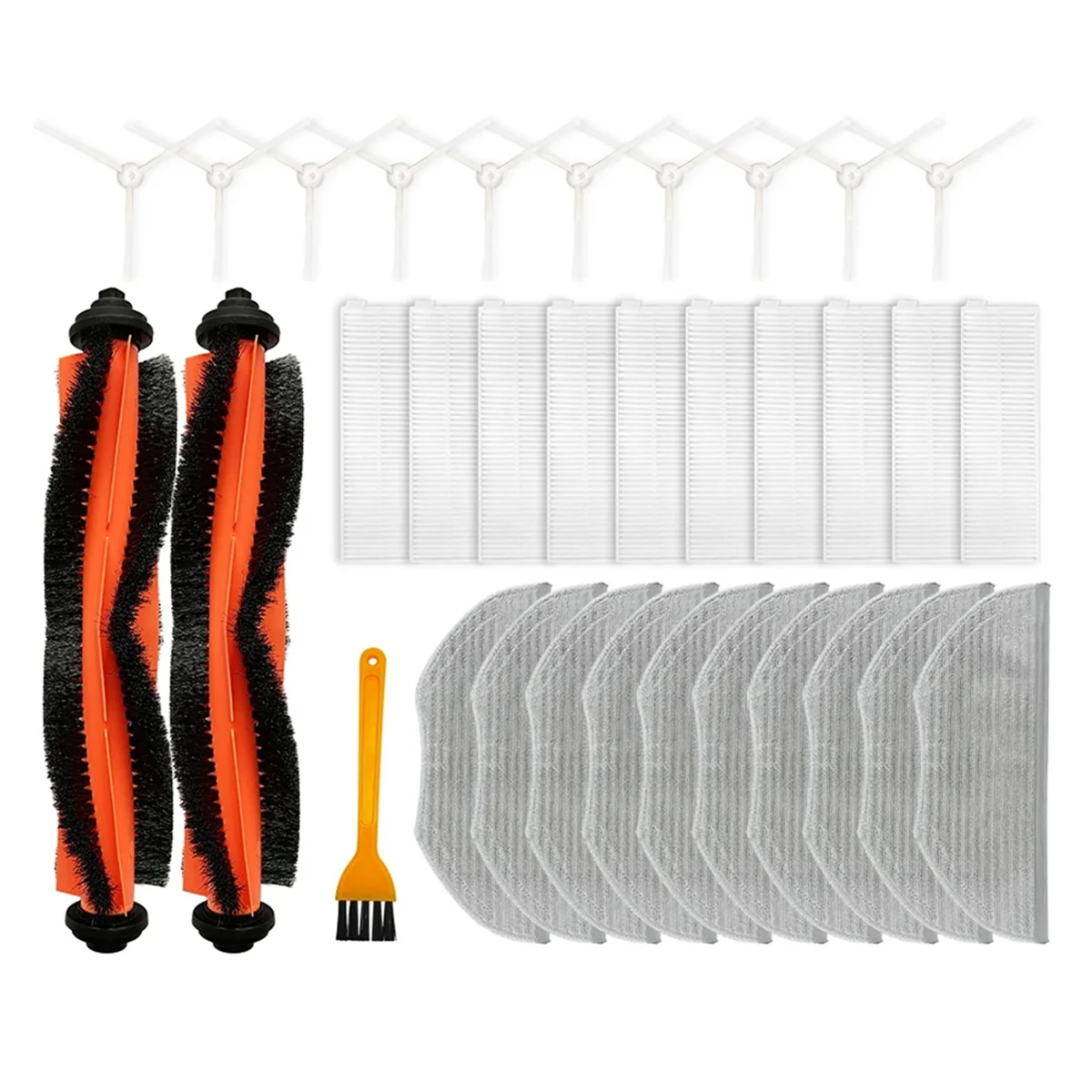 A58E-для Tefal Rowenta X-Plorer Serie 95 RG7975WH RG7987WH робот-пылесос, основная щетка, фильтр Hepa, швабра, детали для протирки, аксессуары