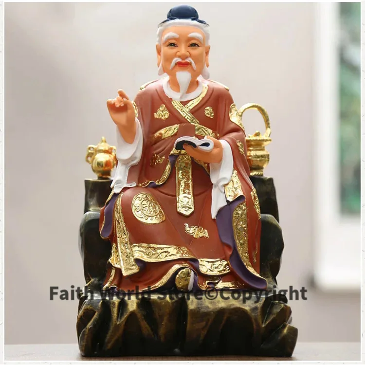 Wholesale Buddha figure Southeast Asia HOME SHOP Family protection Propitious FENG SHUI Medicine doctor God HUA TUO statue