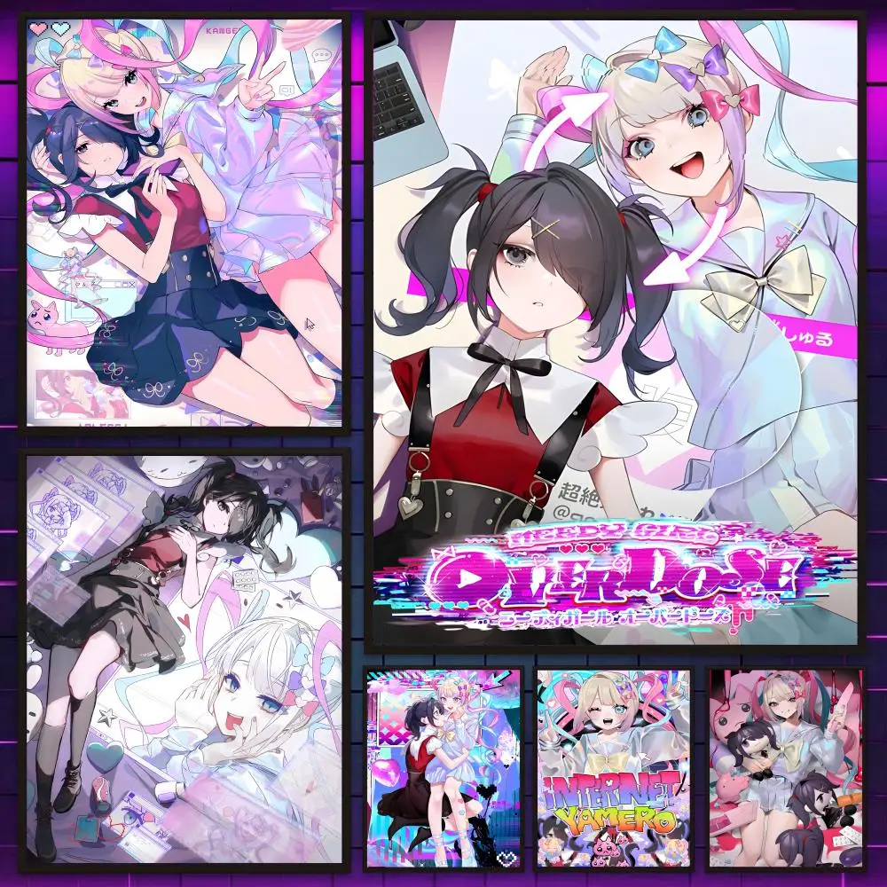 Hot Game N-Needy Streamer Overloads Poster Versatile HD Waterproof Wall Art Self-Adhesive Decor For Any Space Ideal Gift