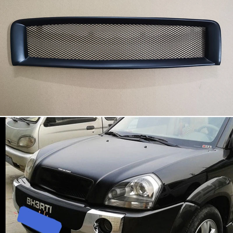 For Hyundai Tucson 2006 2007 2008 2009 Year Racing Grille Matte Black Grill Body Kit Accessories