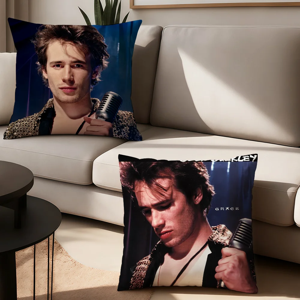 Singer Jeff Buckley Pillow Case Office Cushions Suitable For Sofa Car Bedroom Decorative Cushion Cover