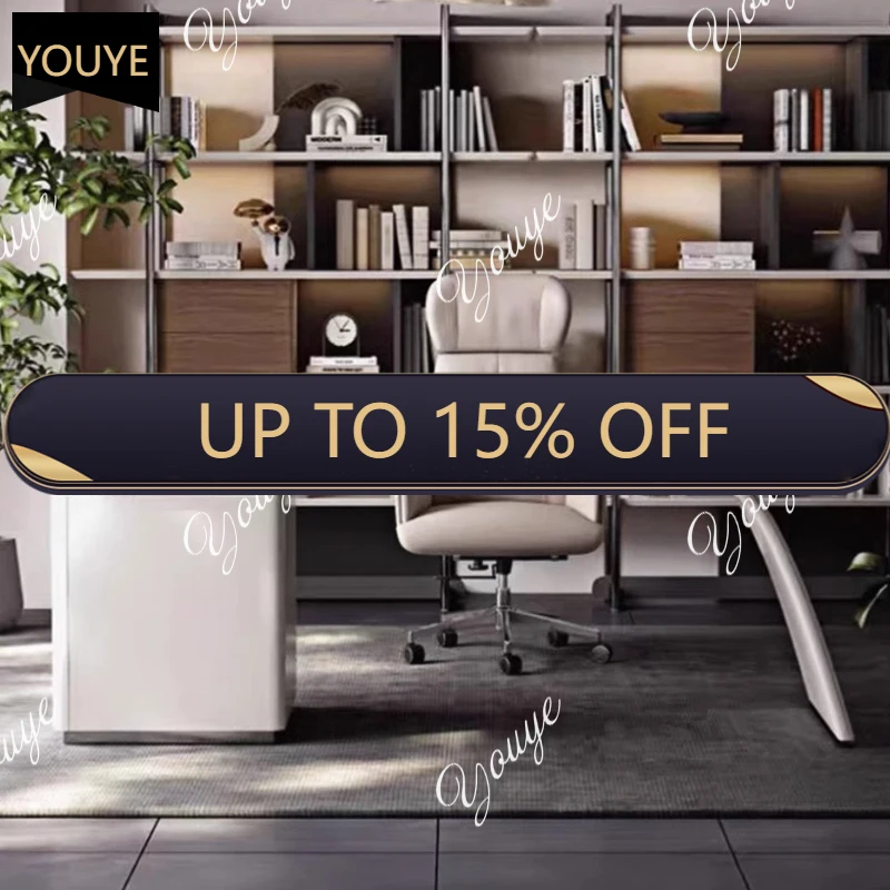 

Q Medieval style desk study home office computer desk writing desk light luxury modern simple French style