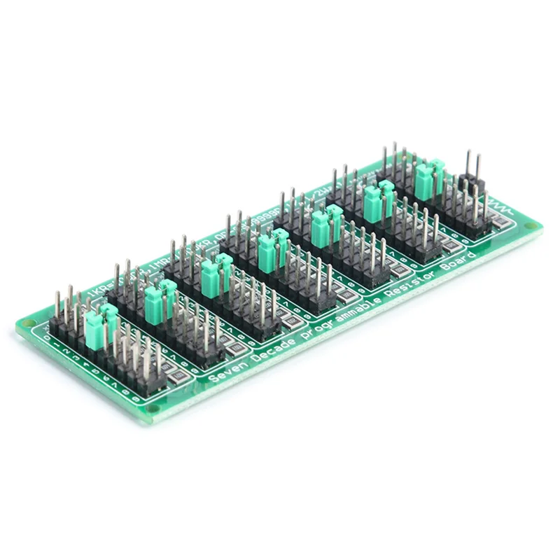 7 Decade 1R - 9999999R Programmable SMD Resistor With YX-X0001 DC 12V Battery Undervoltage Management Module-Y05A