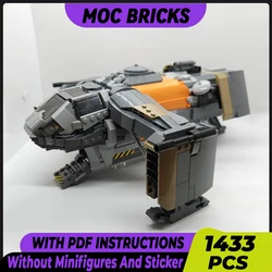 Popular Game Spaceship Model Moc Building Bricks Explorer One Technology Modular Blocks Gifts Christmas Toys DIY Sets Assembly